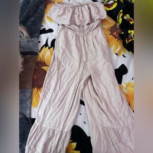 Elegant Cream Women's Jumpsuit